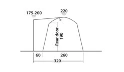 Outwell Milestone Dash Drive Away Awning -Outdoor Camping Store 111099 milestone dash drawing other5