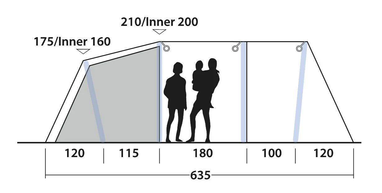 Outwell Parkdale 4PA Tent (2023) Outwell Parkdale 4PA Tent (2023) -Outdoor Camping Store 111180 parkdale 4pa drawing other4