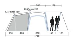 Outwell Mountain Lake 5ATC Tent (2022) -Outdoor Camping Store 111198 mountain lake 5atc drawing other4
