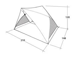 Outwell Formby Beach Shelter 4 Outwell Formby Beach Shelter -Outdoor Camping Store 111229 beach shelter formby drawing perspective2