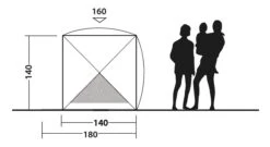 Outwell Beach Shelter Compton (2023) -Outdoor Camping Store 111230 beach shelter compton drawing other5