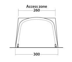Outwell Newburg 240 Air Low Drive Away Awning 5 Outwell Newburg 240 Air Low Drive Away Awning -Outdoor Camping Store 111245 newburg 240 air drawing other5