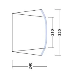Outwell Touring Canopy Air -Outdoor Camping Store 111253 touring canopy air drawing floorplan3
