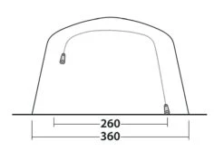 Outwell Jacksondale 5PA Tent (2022) -Outdoor Camping Store 111269 jacksondale 5pa drawing other5