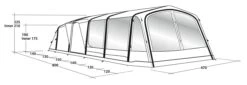 Outwell Knoxville 7SA Tent (2023) -Outdoor Camping Store 111280 knoxville 7sa drawing perspective2