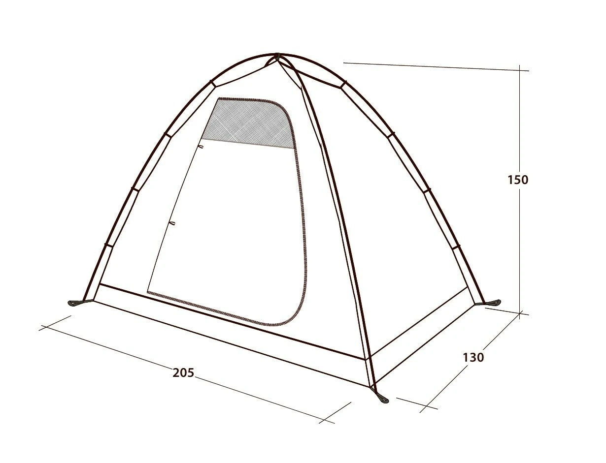 Outwell Free Standing Inner Outwell Free Standing Inner -Outdoor Camping Store 111289 free standing inner drawing perspective2