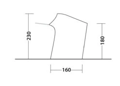 Outwell Lounge Tent Connector L (2023) -Outdoor Camping Store 111341 lounge tent connector l drawing other4