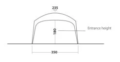 Outwell Event Lounge L 3.5m (2023) -Outdoor Camping Store 111359 event lounge l drawing other4