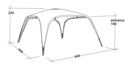 Outwell Event Lounge XL 4m (2023) -Outdoor Camping Store 111365 event lounge xl drawing perspective2