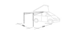 Easy Camp Canopy -Outdoor Camping Store 120379 canopy drawing perspective2