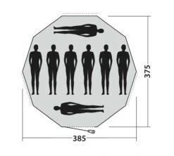 Easy Camp Moonlight Tipi Tent 6 Easy Camp Moonlight Tipi Tent -Outdoor Camping Store 120381 moonlight tipi drawing floorplan3
