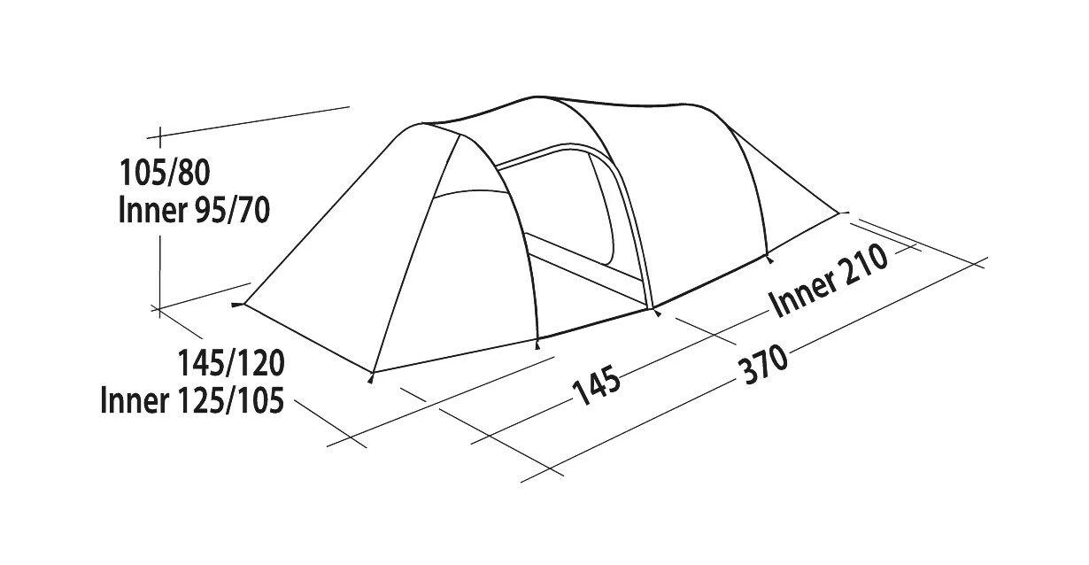 Easy Camp Magnetar 200 Tent Easy Camp Magnetar 200 Tent -Outdoor Camping Store 120415 magnetar 200 steel blue drawing perspective2