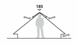Robens Fairbanks Tipi (2023) -Outdoor Camping Store 130112 fairbanks drawing elevation 12395