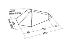 Robens Arrow Head Tent (2021) -Outdoor Camping Store 130272 arrow head drawing perspective2