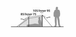Robens Arch 2 Tent (2023) -Outdoor Camping Store 130274 arch 2 drawing other25 1