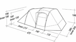 Robens Double Dreamer 5 Tent (2023) 6 Robens Double Dreamer 5 Tent (2023) -Outdoor Camping Store 130279 double dreamer 5 drawing perspective2