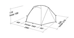 Robens Boulder 3 Tent (2023) 8 Robens Boulder 3 Tent (2023) -Outdoor Camping Store 130290 boulder 3 drawing perspective2