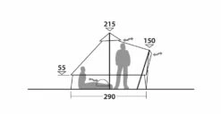 Robens Klondike S Tipi Tent (2022) -Outdoor Camping Store 130307 klondike s drawing other28