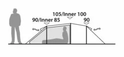 Robens Pioneer 2EX Tent (2022) -Outdoor Camping Store 130314 pioneer 2ex drawing other18
