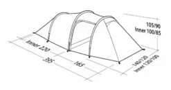Robens Pioneer 2EX Tent (2022) -Outdoor Camping Store 130314 pioneer 2ex drawing perspective16