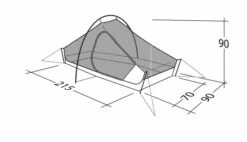 Robens Chaser 1 Tent (2022) -Outdoor Camping Store 130315 chaser 1 drawing other27