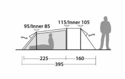 Robens Nordic Lynx 3 Tent (2023) -Outdoor Camping Store 130323 nordic lynx 3 drawing other4