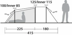 Robens Nordic Lynx 4 Tent (2022) -Outdoor Camping Store 130324 nordic lynx 4 drawing other4