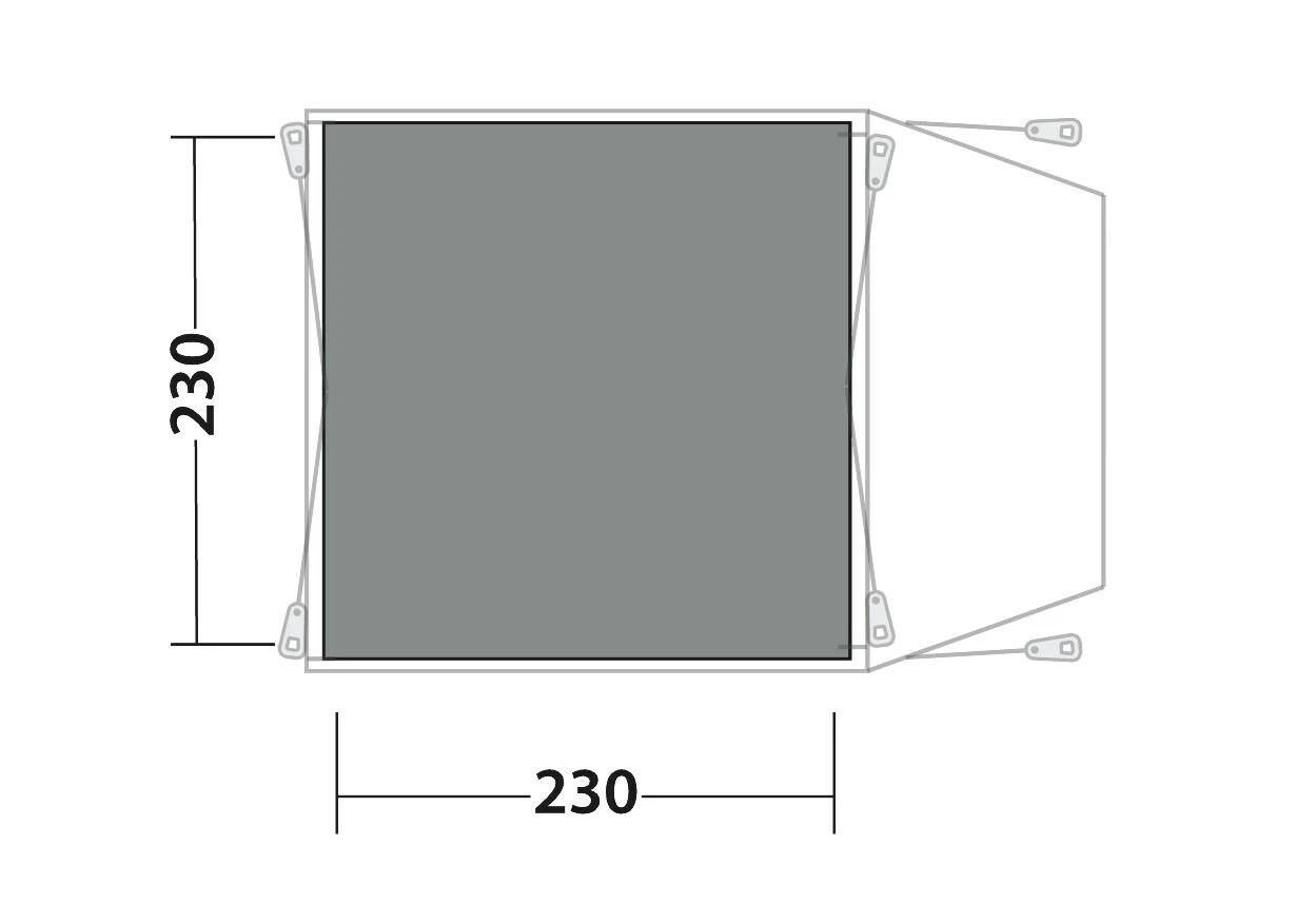 Outwell Beachcrest Flat Woven Carpet Outwell Beachcrest Flat Woven Carpet -Outdoor Camping Store 170942 flat woven carpet beachcrest drawing floorplan2