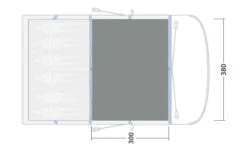 Outwell Springville 6SA Flat Woven Carpet -Outdoor Camping Store 170952 flat woven carpet springville 6sa drawing floorplan2