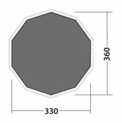 Robens Klondike Fleece Carpet 3 Robens Klondike Fleece Carpet -Outdoor Camping Store 190067 fleece carpet klondike drawing floorplan4