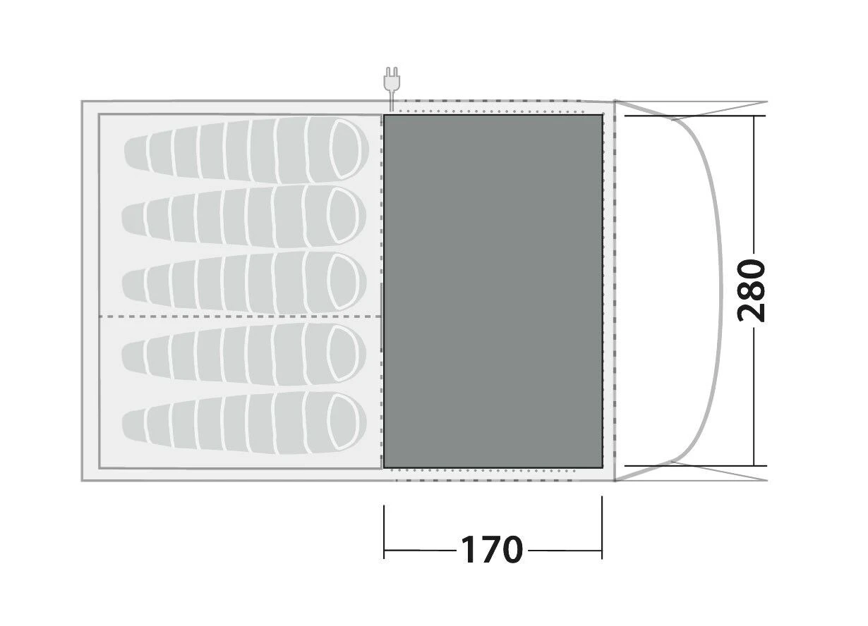 Robens Fleece Carpet Wolf Moon 5XP Robens Fleece Carpet Wolf Moon 5XP -Outdoor Camping Store
