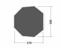 Robens Klondike S Footprint Groundsheet -Outdoor Camping Store 190071 footprint klondike s drawing floorplan2