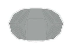 Robens Klondike Twin Footprint -Outdoor Camping Store 190082 footprint klondike twin drawing perspective2
