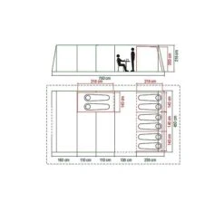 Coleman Weathermaster 8XL Air Tent -Outdoor Camping Store 2000035190 21 1