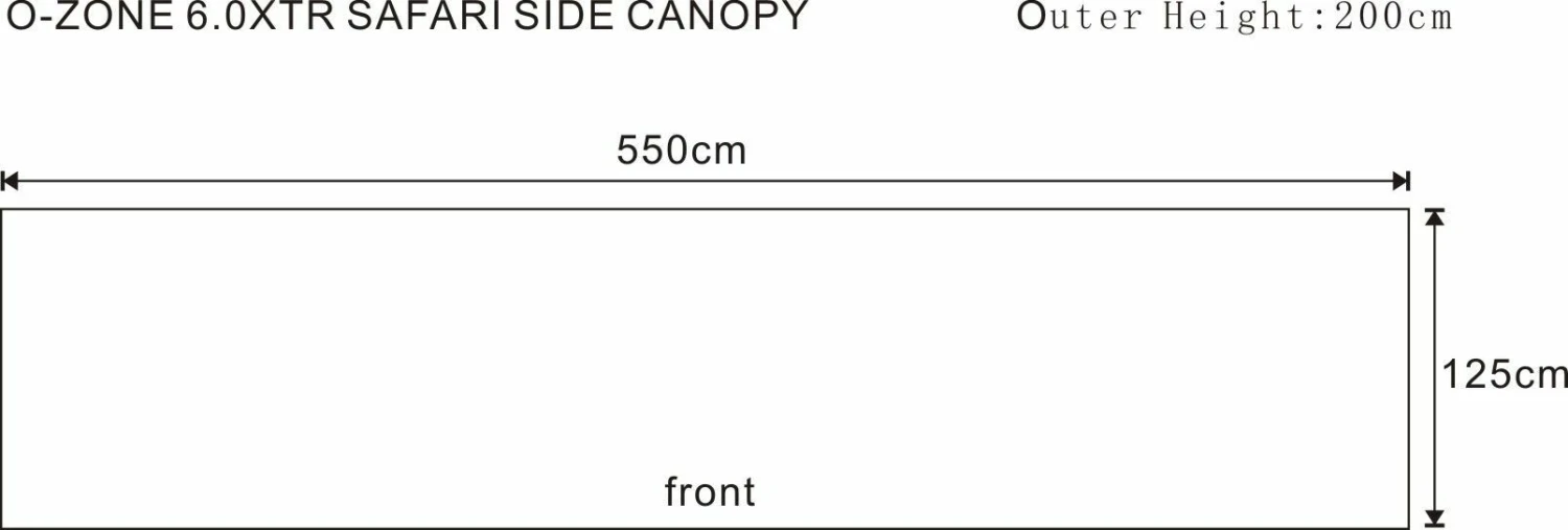 Outdoor Revolution o-Zone 6.0xtr Safari Side Sun Wing Outdoor Revolution O-Zone 6.0xtr Safari Side Sun Wing -Outdoor Camping Store 20190813canopy 1