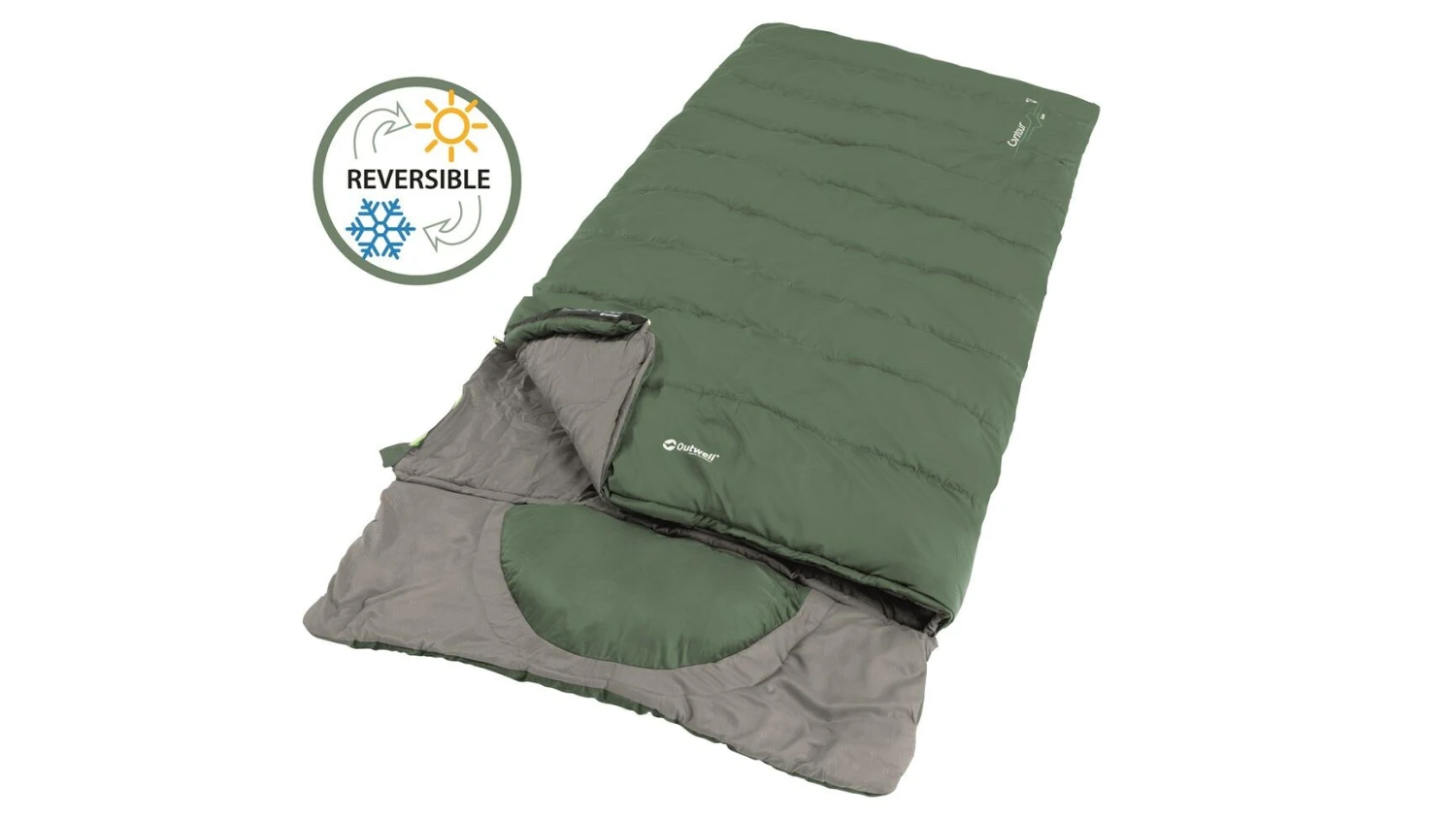 Outwell Contour Lux XL (Green) Sleeping Bag Outwell Contour Lux XL (Green) Sleeping Bag -Outdoor Camping Store