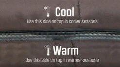 Outwell Contour Supreme Coffee Sleeping Bag -Outdoor Camping Store 230369 contour supreme coffee feature photo18