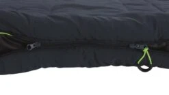Outwell Camper Lux "L" Sleeping Bag Deep Blue (2023) -Outdoor Camping Store 230392 camper lux left side zipper feature photo2