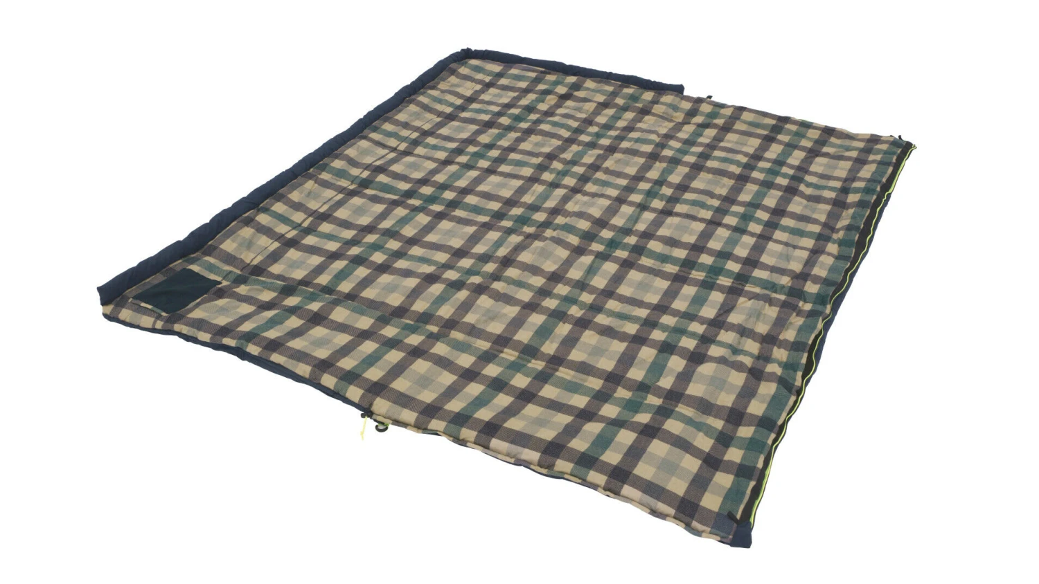 Outwell Camper Lux "R" Sleeping Bag Deep Blue (2023) Outwell Camper Lux "R" Sleeping Bag Deep Blue (2023) -Outdoor Camping Store 230393 camper lux right side zipper feature photo6