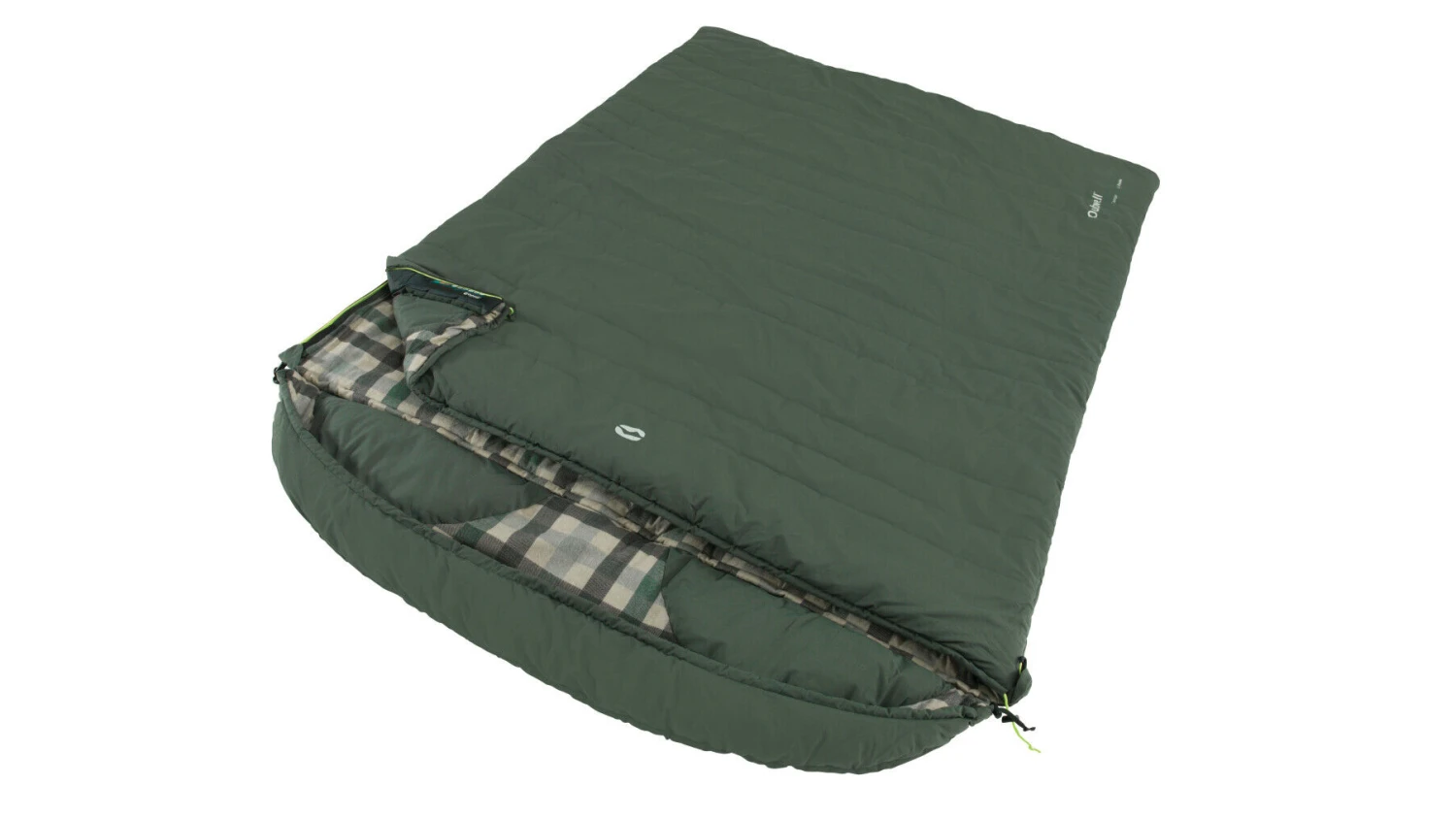 Outwell Camper Lux Double Sleeping Bag - Forest Green (2023) Outwell Camper Lux Double Sleeping Bag - Forest Green (2023) -Outdoor Camping Store
