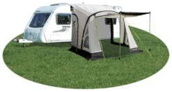 Quest Falcon 260 Poled Porch Caravan Awning (2022) -Outdoor Camping Store a3501 3 midsize