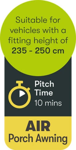 Quest Falcon Air 260 Porch Awning (2022) -Outdoor Camping Store a3501a 9 midsize 1