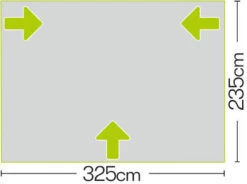 Quest Falcon Air 325 Porch Awning (2022) -Outdoor Camping Store a3502a 7 midsize