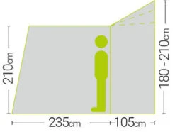 Quest Falcon Air 300 Drive Away Awning Low (180-120cm) (2022) -Outdoor Camping Store a3507a 6 midsize