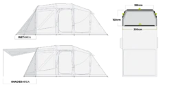 Zempire Aero TL Pro TC Tent (2022) -Outdoor Camping Store aero tl pro profiles awning