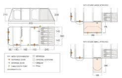 Vango Airbeam Vango Anantara IV TC 450XL Air Tent (2023) -Outdoor Camping Store airbeam si pro floorplan anantara iii air 450xl with pods 1