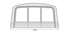 Outdoor Revolution Airedale 7.0se / 9.0se Front Porch Extension -Outdoor Camping Store airedale 7se 9se front porch extension floorplan 2