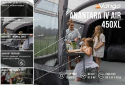 Vango Airbeam Vango Anantara IV 450xl Air Tent (2023) 6 Vango Airbeam Vango Anantara IV 450xl Air Tent (2023) -Outdoor Camping Store anantara iv air 450xl low res