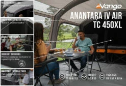 Vango Airbeam Vango Anantara IV TC 450XL Air Tent (2023) -Outdoor Camping Store anantara iv air tc 450xl low res