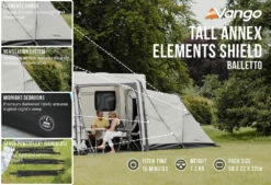 Vango Airbeam Vango Balletto Tall Annex Elements Shield (2022) -Outdoor Camping Store balletto air 330 eps